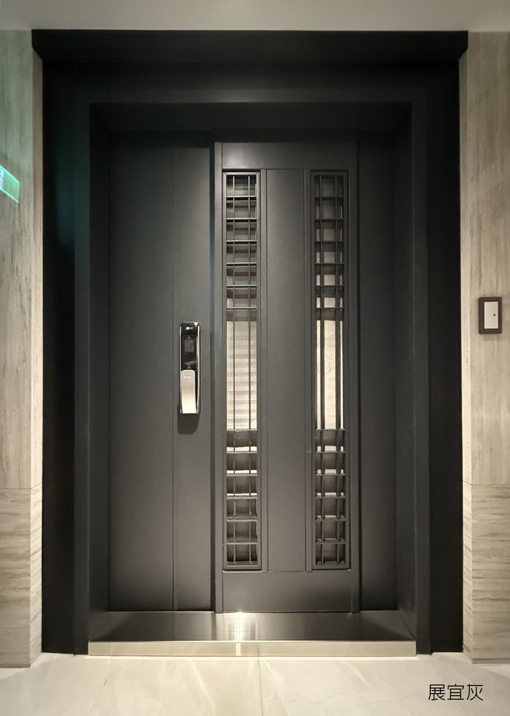 日式格花外扇-DC03