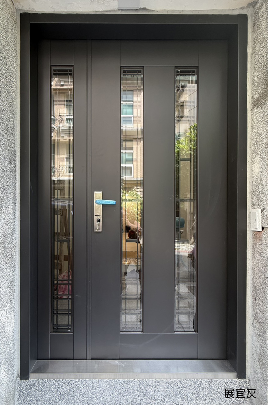 日式格花外扇-DC-13